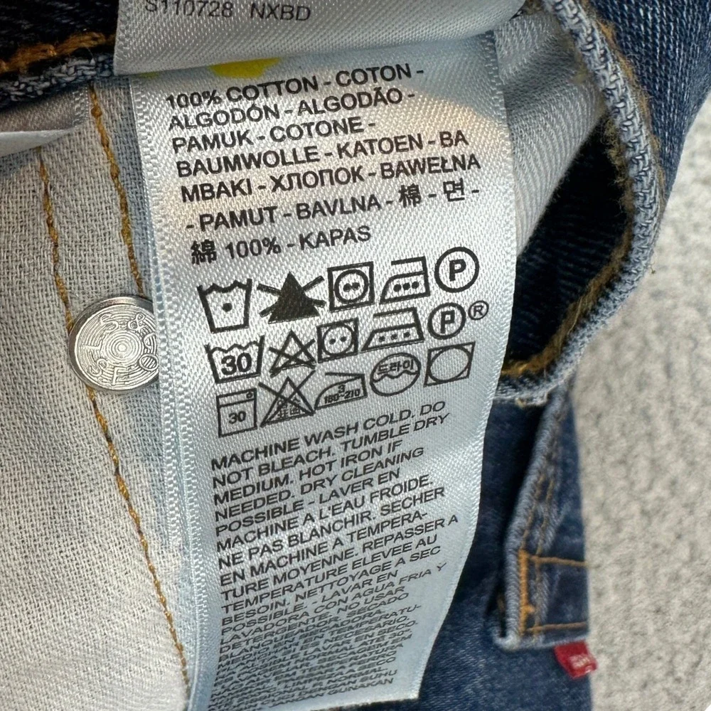 NEW Levis 550 Jeans Mens 40X30 Blue Relaxed Fit Straight 5-Pocket Casual Denim